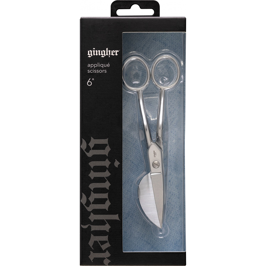Gingher Knife Edge Applique Scissor - 6" Tools Gingher