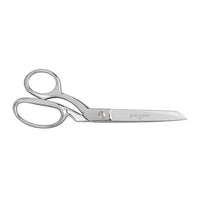 Pair of silver scissors with 'Gingher' branding on a white background
