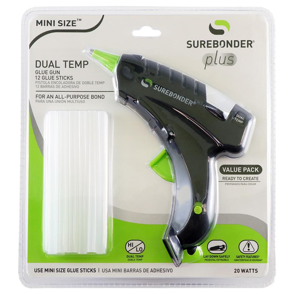 Dual-Temp Mini Glue Gun with Glue Sticks