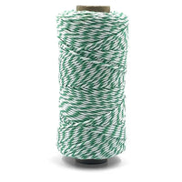 2mm Bakers Twine Gift Wrap May Arts Green & White