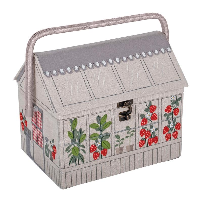 Strawberry Greenhouse Sewing Box