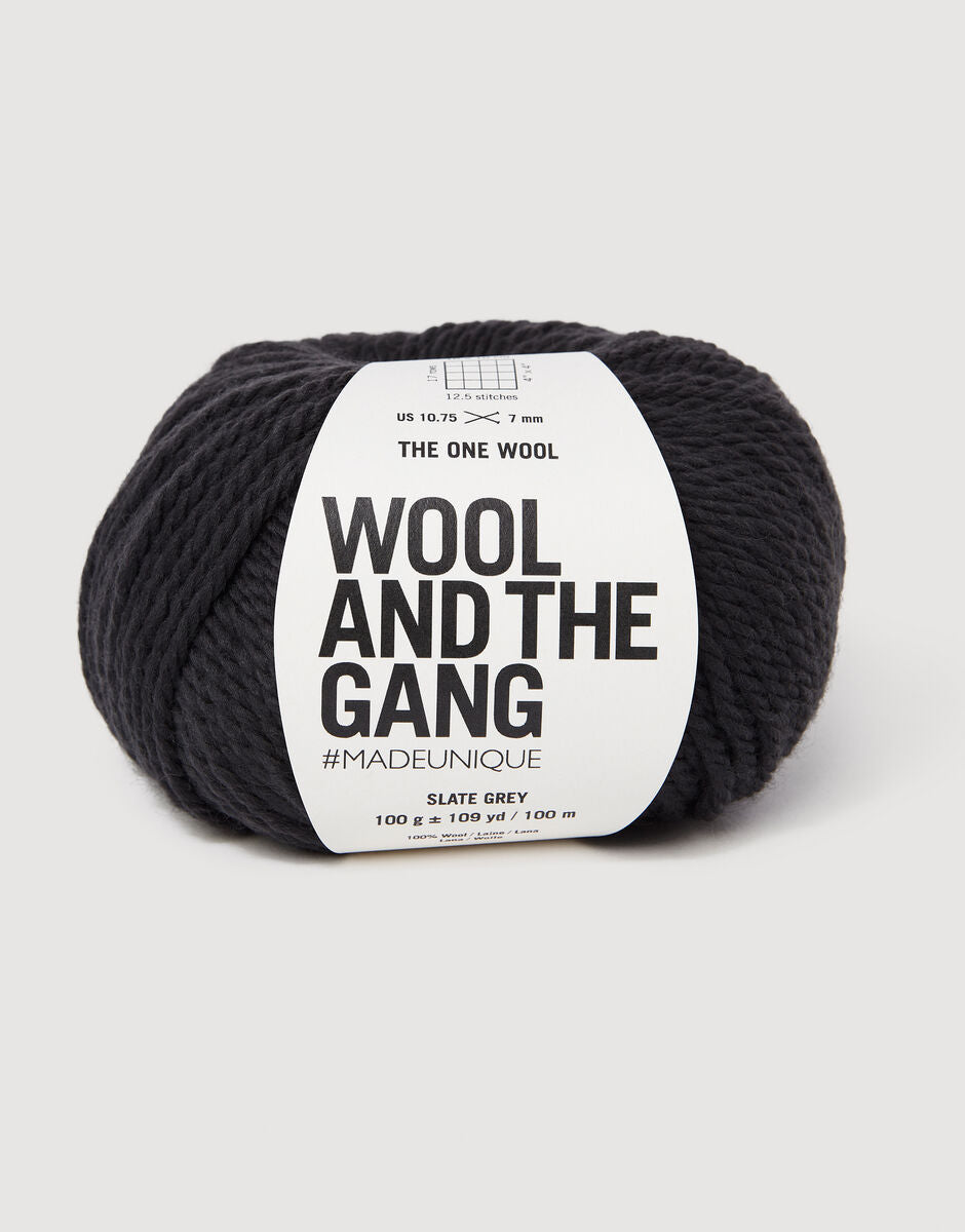 Wool and the Gang The One Wool Yarn Wool and the Gang Slate Grey