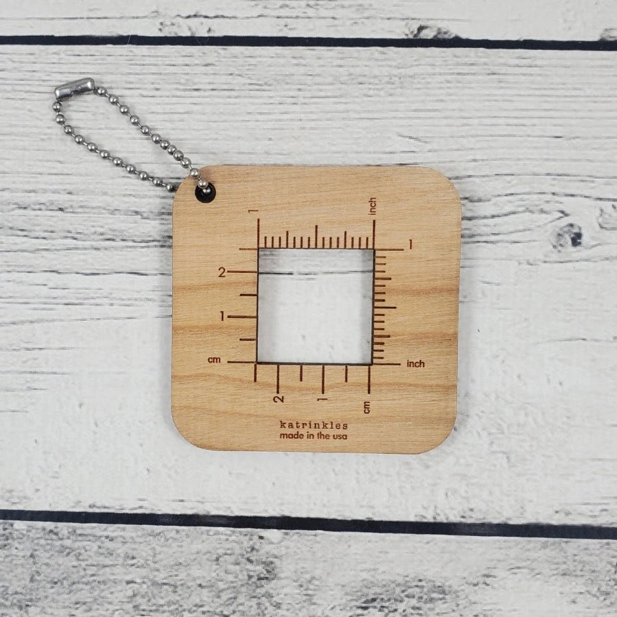 1" Gauge Swatch Ruler Tools Katrinkles