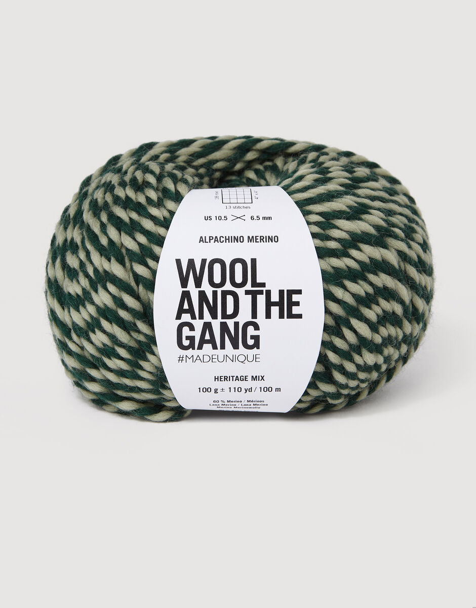 Wool and the Gang Alpachino Merino Twist Yarn Wool and the Gang Heritage Mix