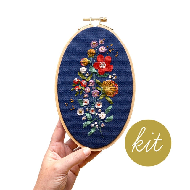 Forget-Me-Knots Cross Stitch Kit