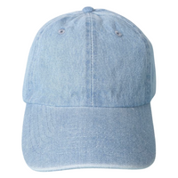 Blank Dad Hat for Embroidery Accessories Brooklyn Craft Company Light Denim