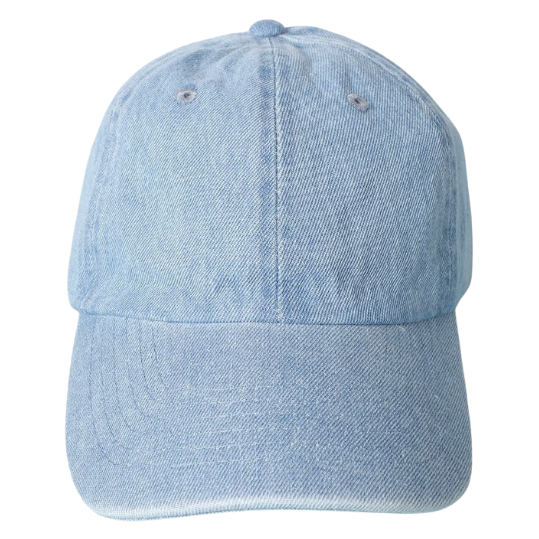 Blank Dad Hat for Embroidery Accessories Brooklyn Craft Company Light Denim