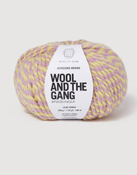 Wool and the Gang Alpachino Merino Twist Yarn Wool and the Gang Lilac Chalk