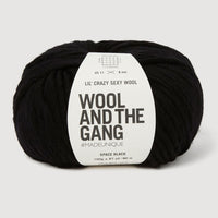 Wool and the Gang Lil' Crazy Sexy Wool Yarn Wool and the Gang Space Black