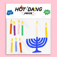 Diy Menorah Iron-On Accessories Hot Dang Press