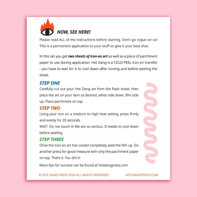 Diy Menorah Iron-On Accessories Hot Dang Press