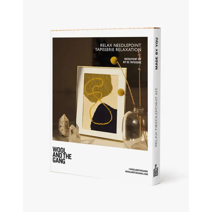 Wool and the Gang Relax Needlepoint Kit Kit Wool and the Gang