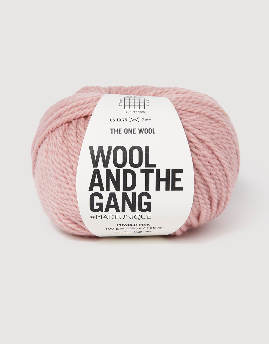 Wool and the Gang The One Wool Yarn Wool and the Gang Powder Pink