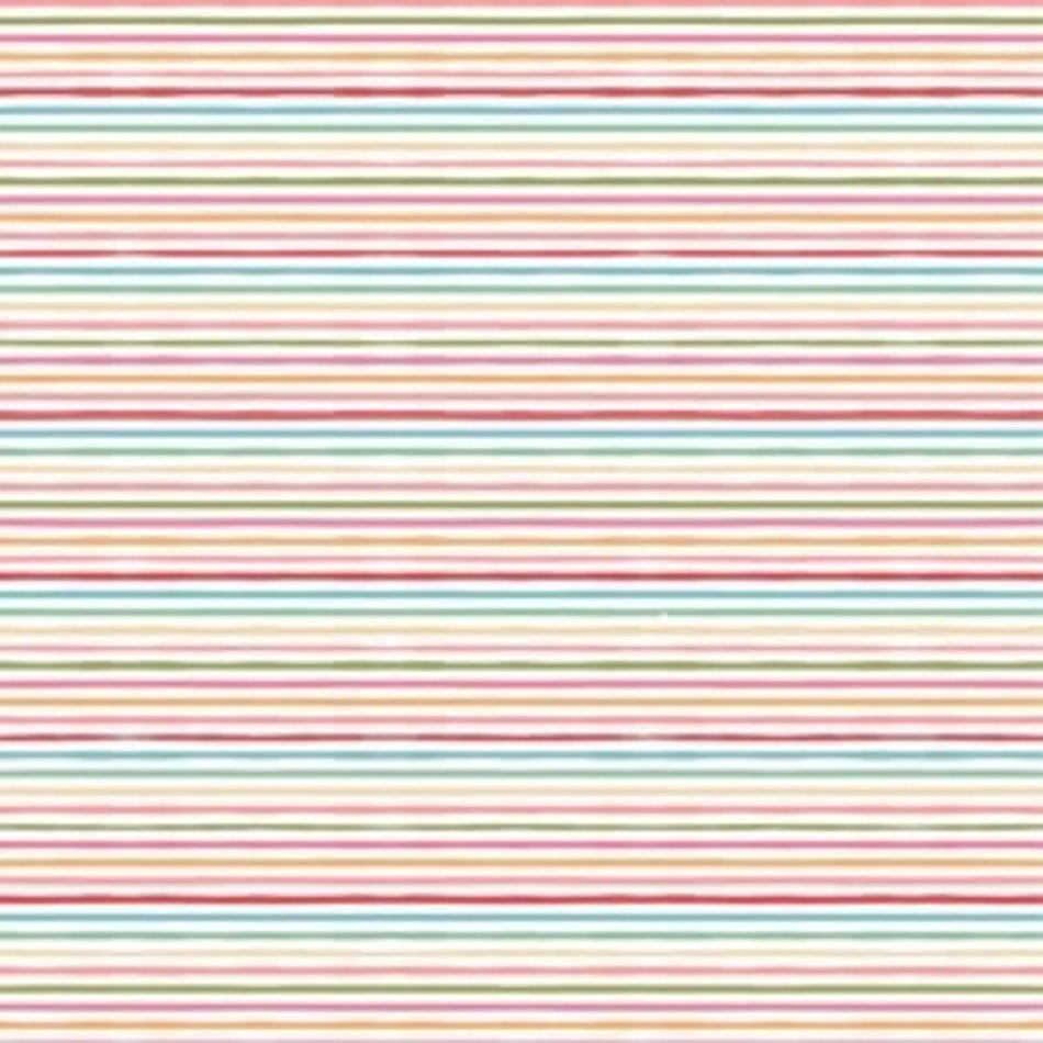 Multicolor horizontal stripes on a white background
