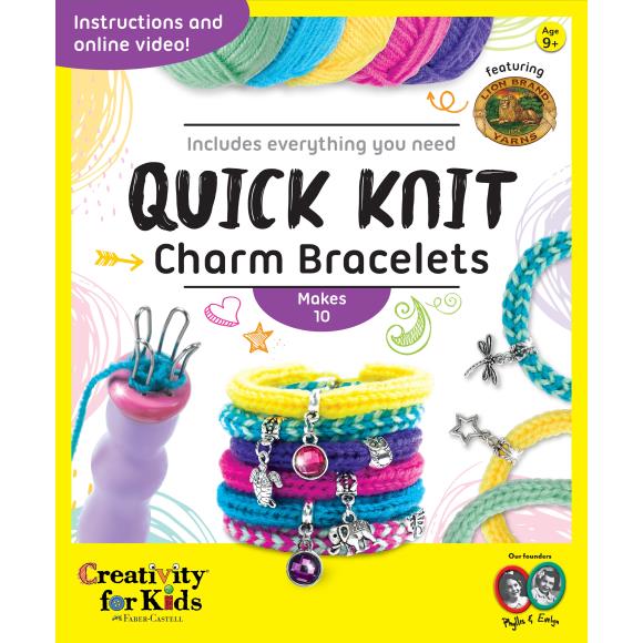 Front of the charm bracelet kit box