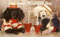 Ah, Sweet Misery of Love, Dogs At Soda Fountain Magnet