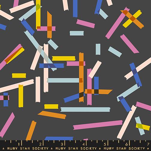 Salutations Washi by Moda in Soft Black