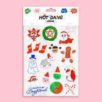Christmas Misfits Iron On Sheet Set Accessories Hot Dang Press