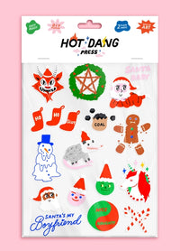 Christmas Misfits Iron On Sheet Set Accessories Hot Dang Press