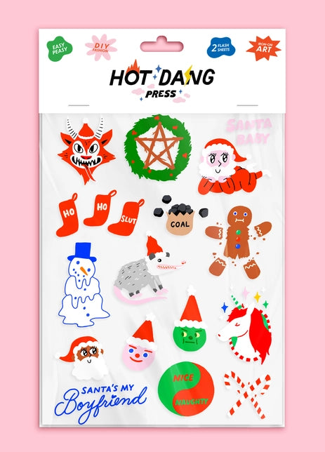 Christmas Misfits Iron On Sheet Set Accessories Hot Dang Press