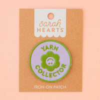 Yarn Collector Iron-On Patch Sarah Hearts