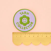 Yarn Collector Iron-On Patch Sarah Hearts