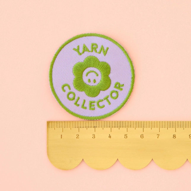Yarn Collector Iron-On Patch Sarah Hearts