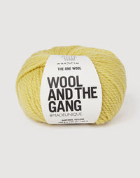 Wool and the Gang The One Wool Yarn Wool and the Gang Daffodil Yellow