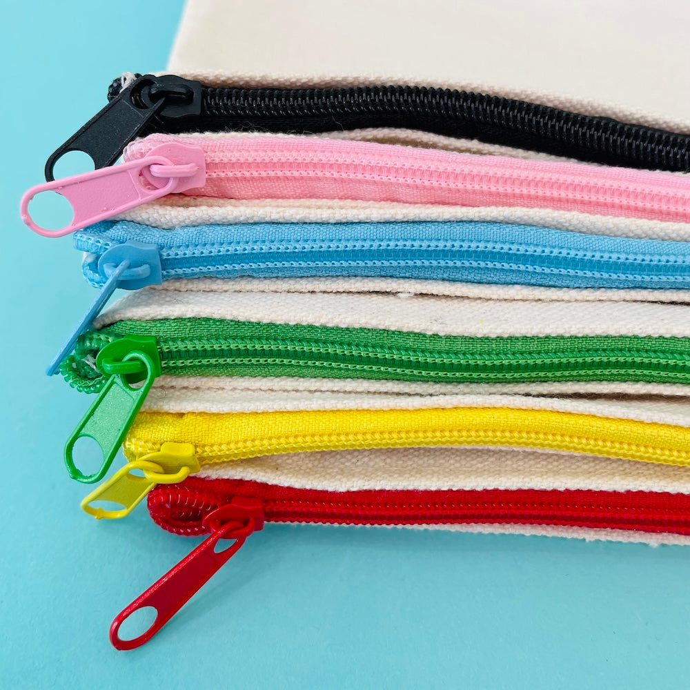 Blank Zipper Pouch - 5" x 8" Gift Brooklyn Craft Company