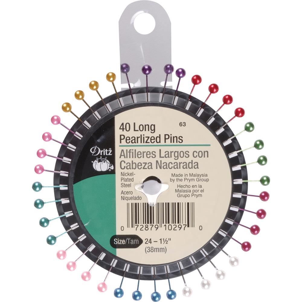 Long Pearlized Pin Pinwheel