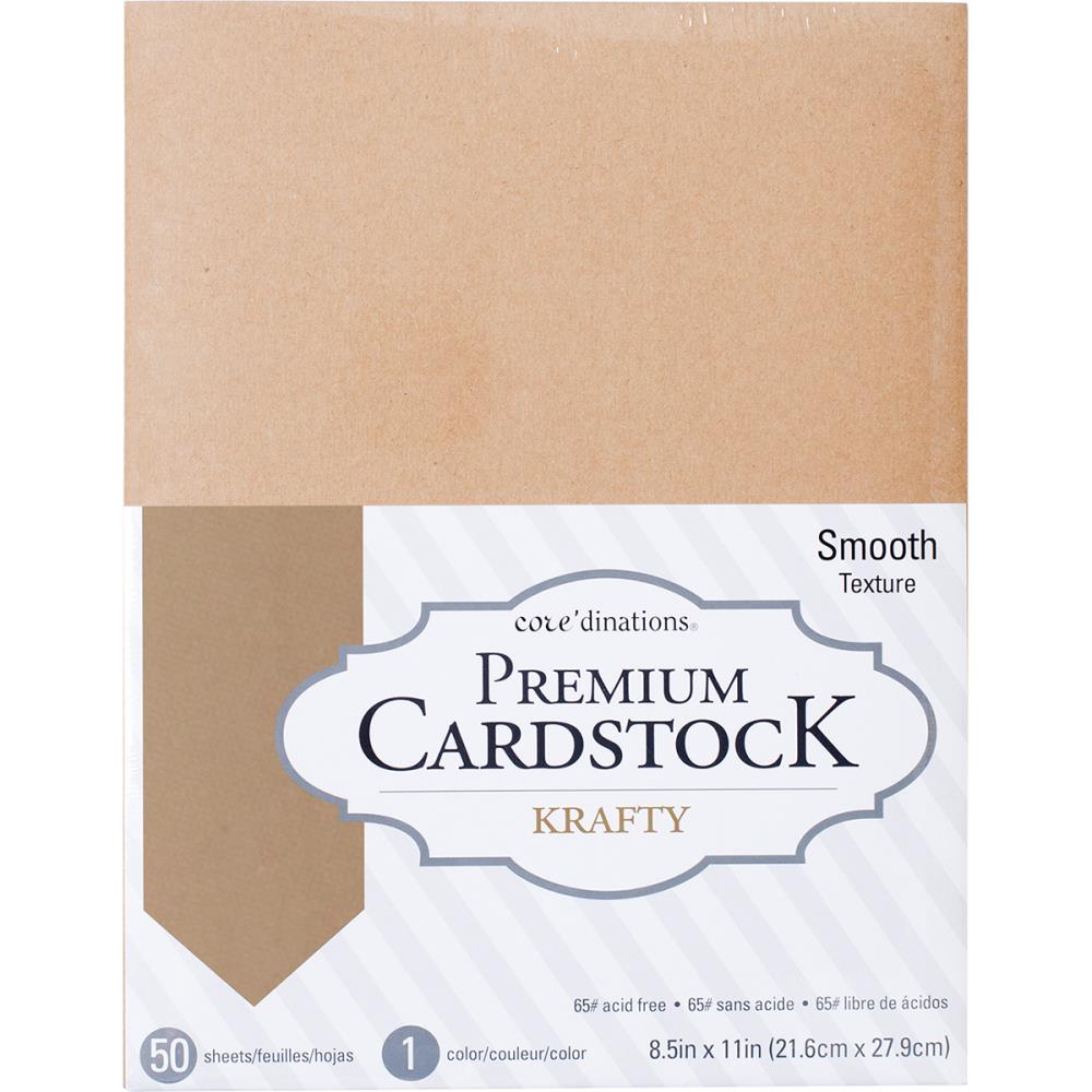 Premium Krafty Cardstock 8.5" x 11" Paper core'dinations