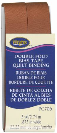Double Fold Quilt Binding - Spice
