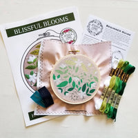 Blissful Blooms Beginner Embroidery Kit Kit Jessica Long Embroidery