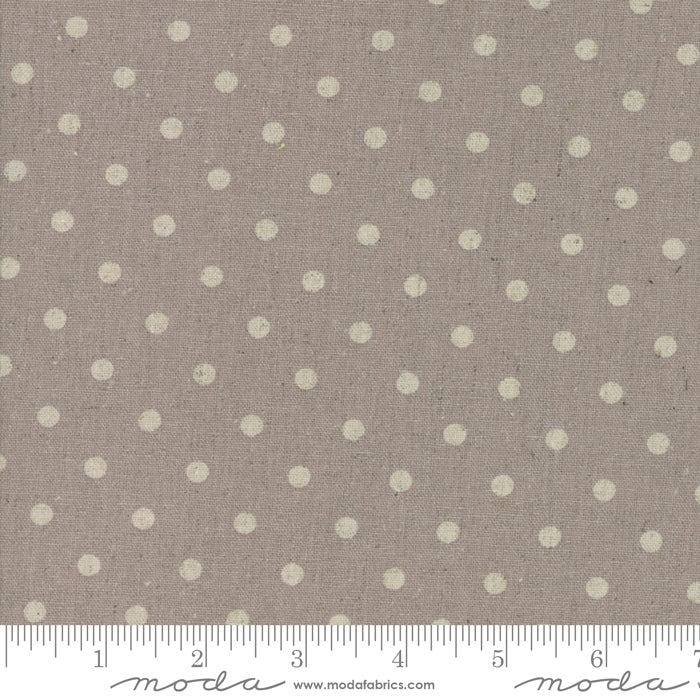 Moda Linen Mochi Dot Canvas in Putty