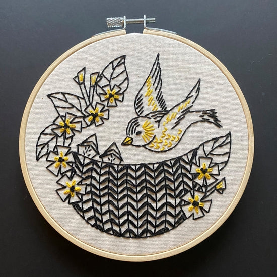 Goldfinch Embroidery Kit