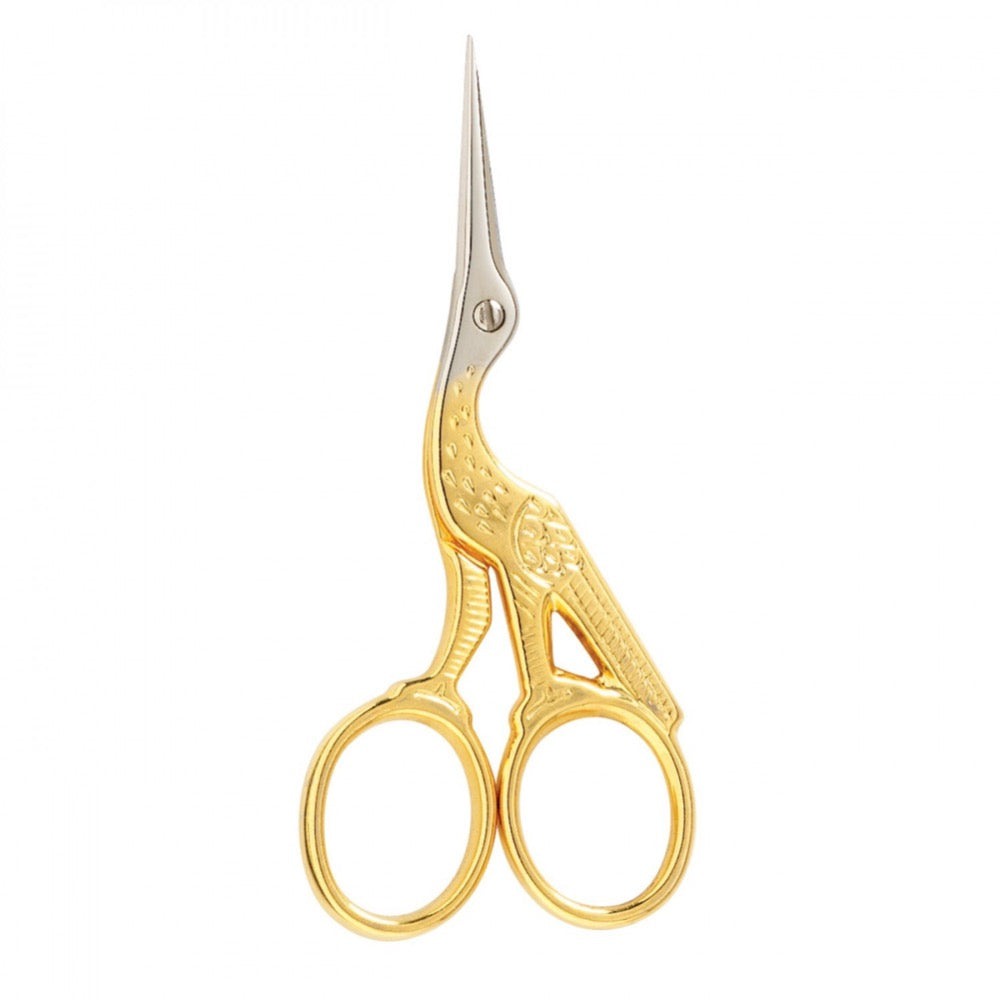 Gold-handed Stork Scissors - 3.5" Tools Gingher