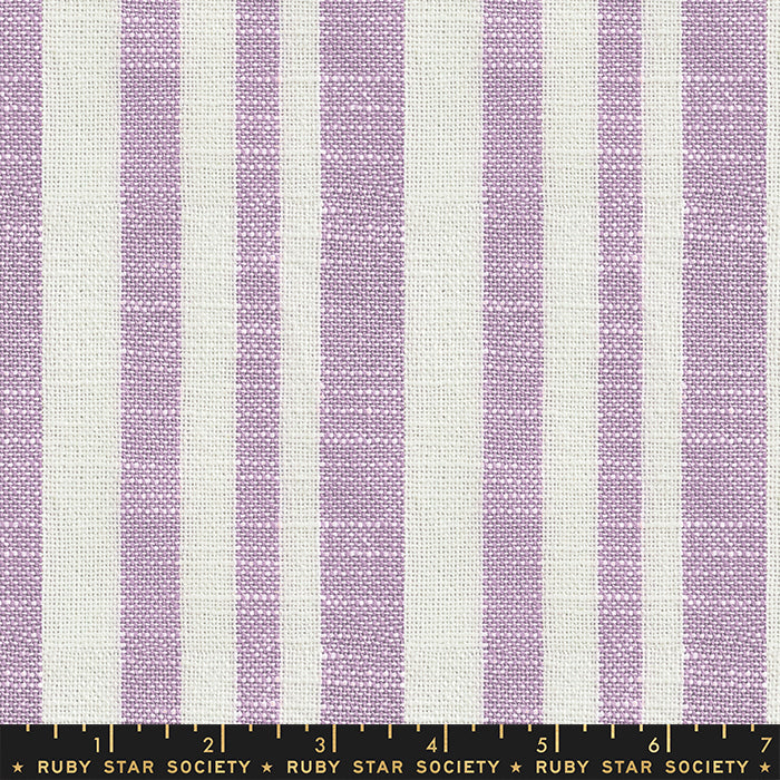 Warp & Weft Heirloom Woven Texture Stripe by Ruby Star Society in Lupine