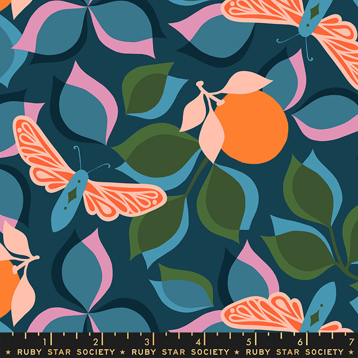 Stay Gold New Leaf by Ruby Star Society in Peacock