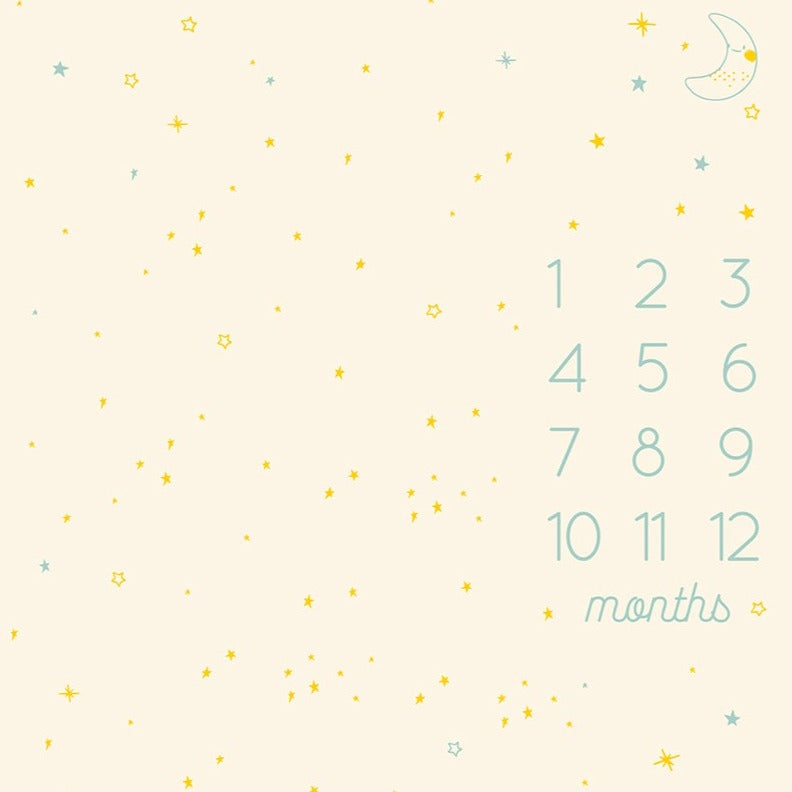 Birthday Panel by Ruby Star Society in Buttercream Fabric Ruby Star Society