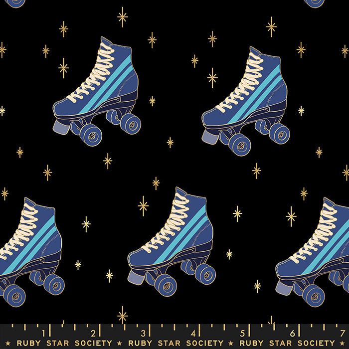 Darlings 2 Rollerskates by Ruby Star Society in Metallic Black