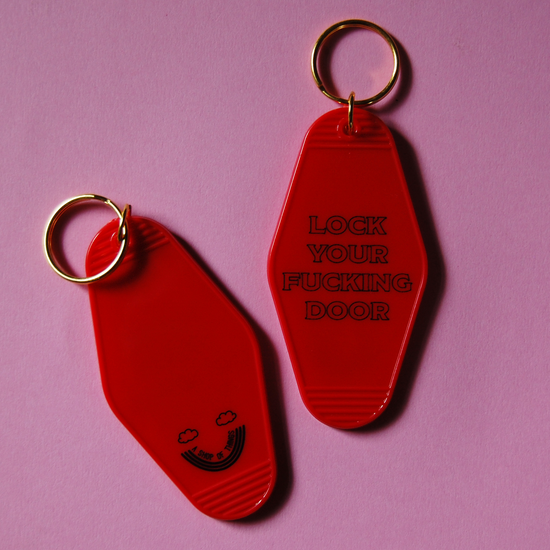 Lock Your Door Keychain Accessories A Shop of Things