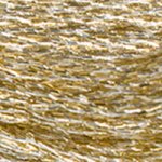 Metallic Embroidery Floss - E677 Needlework DMC