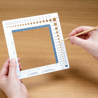 Swatch Ruler and Needle Gauge Tools Clover