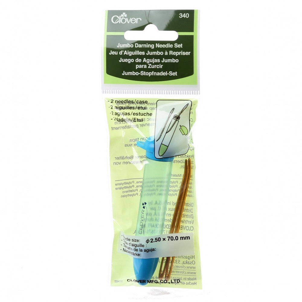 Jumbo Bent Darning Needles with Chibi Notions Clover