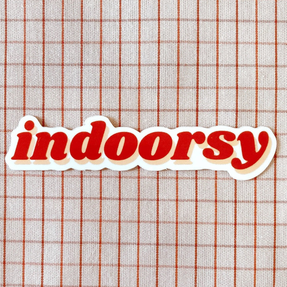 Indoorsy Vinyl Sticker