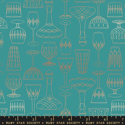 Elixir Decanted Metallic Ruby Star Society in Succulent Fabric Ruby Star Society