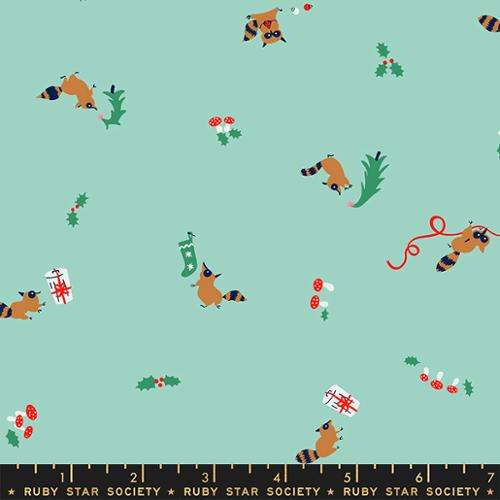 Jolly Darlings Tanuki by Ruby Star Society in Frost Fabric Ruby Star Society
