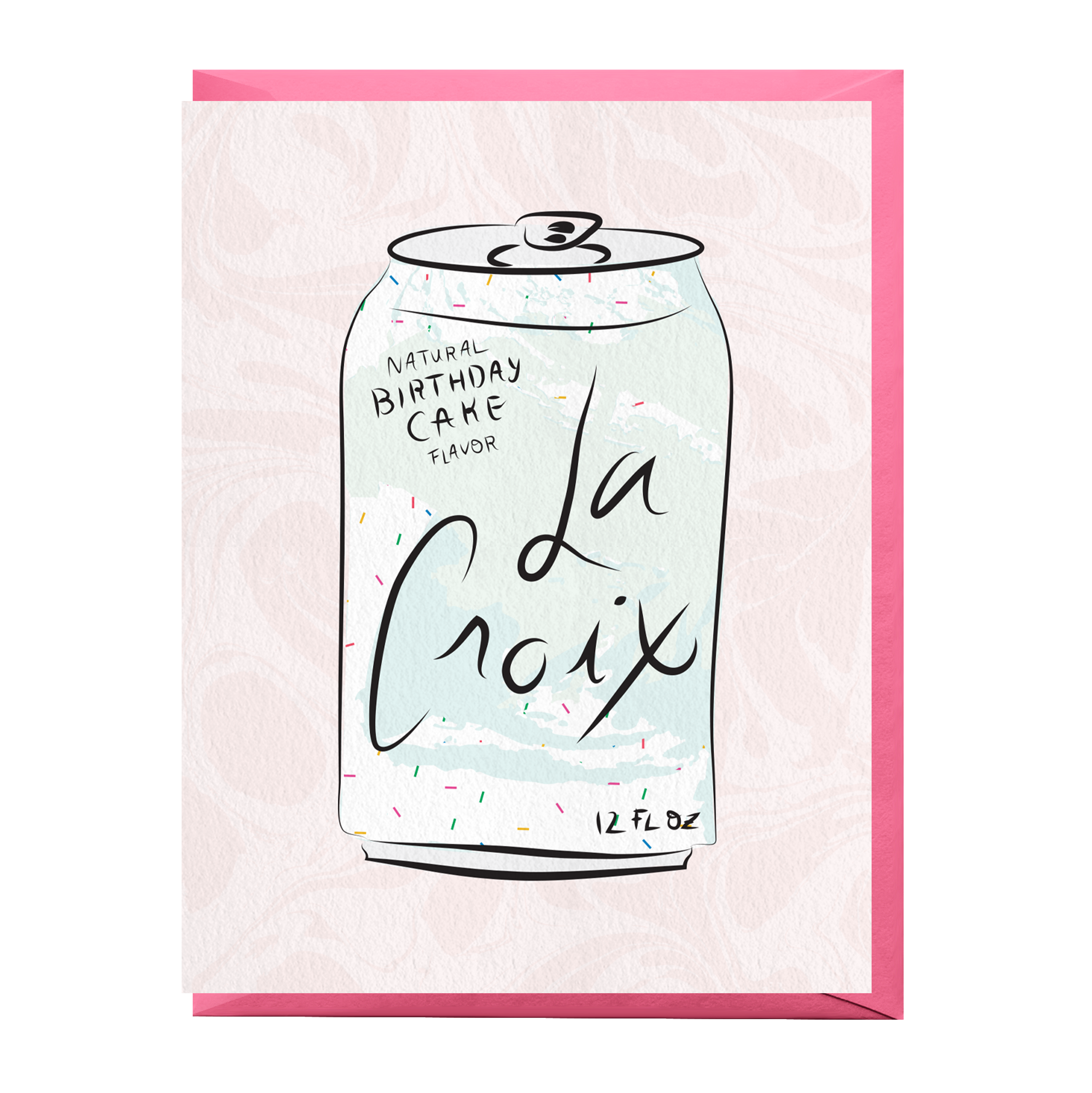 Birthday Cake LaCroix Greeting Cards Boss Dotty Paper Co