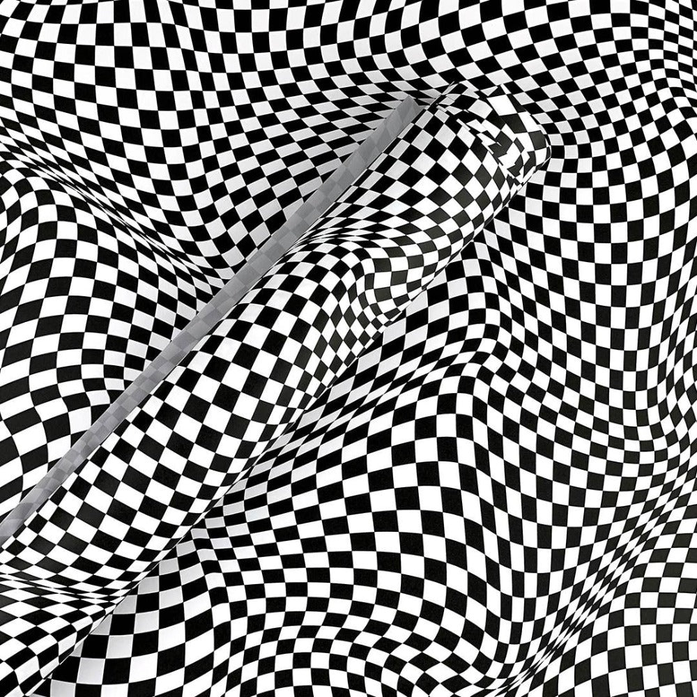 Wavy Checkered Gift Wrap - 2 Sheets