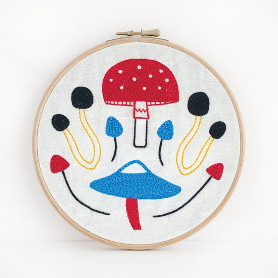 Budgie Goods Mushroom Embroidery Kit